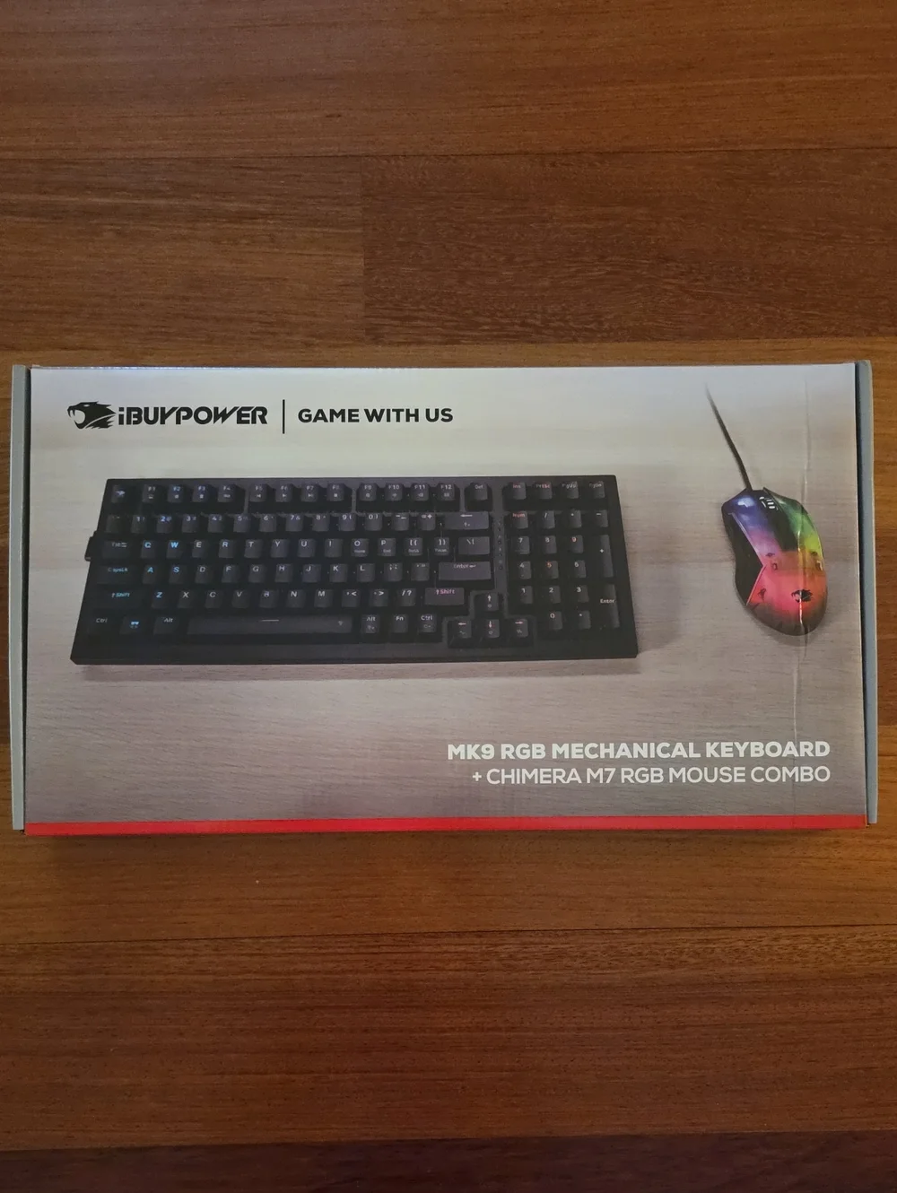 iBUYPOWER MK9 Mechanical Keyboard + Chimera M7 RGB Mouse Combo - New In Box